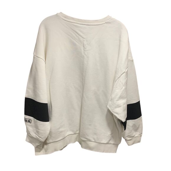 Adidas Womens "Girls are Awesome" Athletic Sweatshirt M Athleisure Oversized - Picture 4 of 6